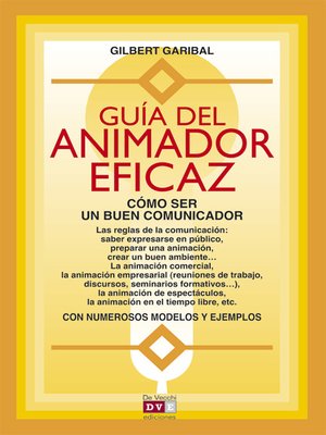 cover image of Guía del animador eficaz